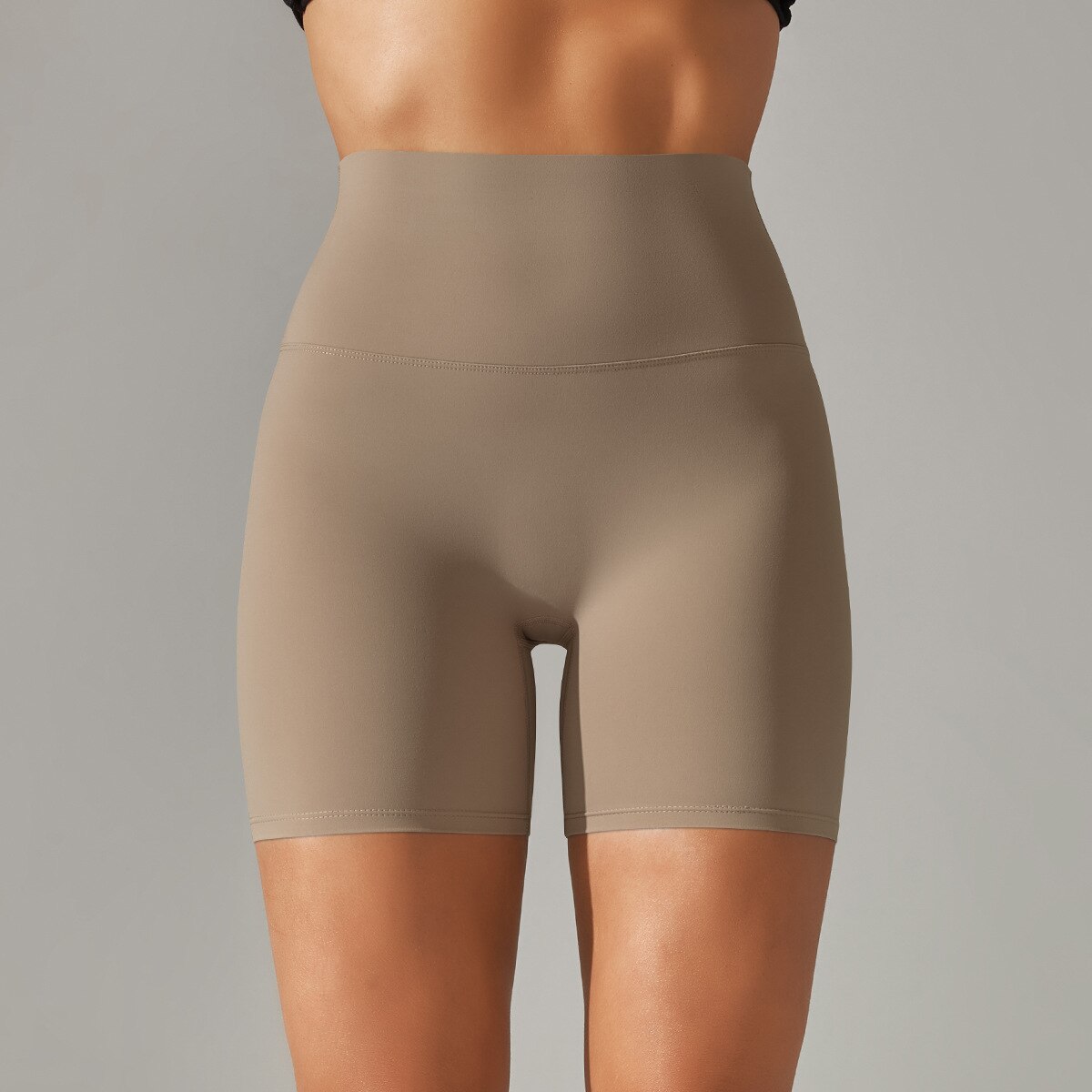 Summer Shorts Chic Gym Wear Cocoa XS