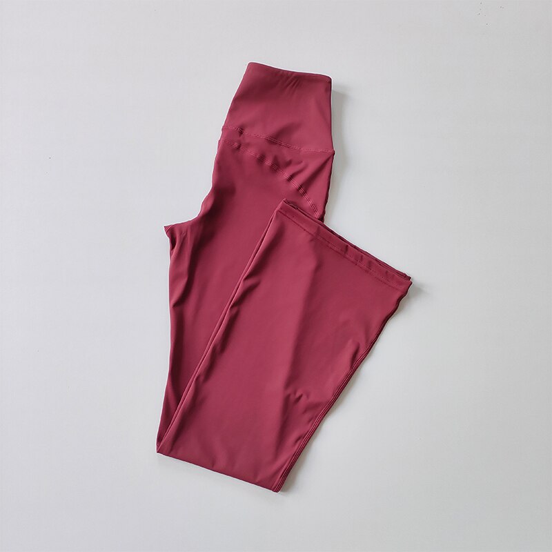 SummerVibes Fitness Flares Chic Gym Wear red S